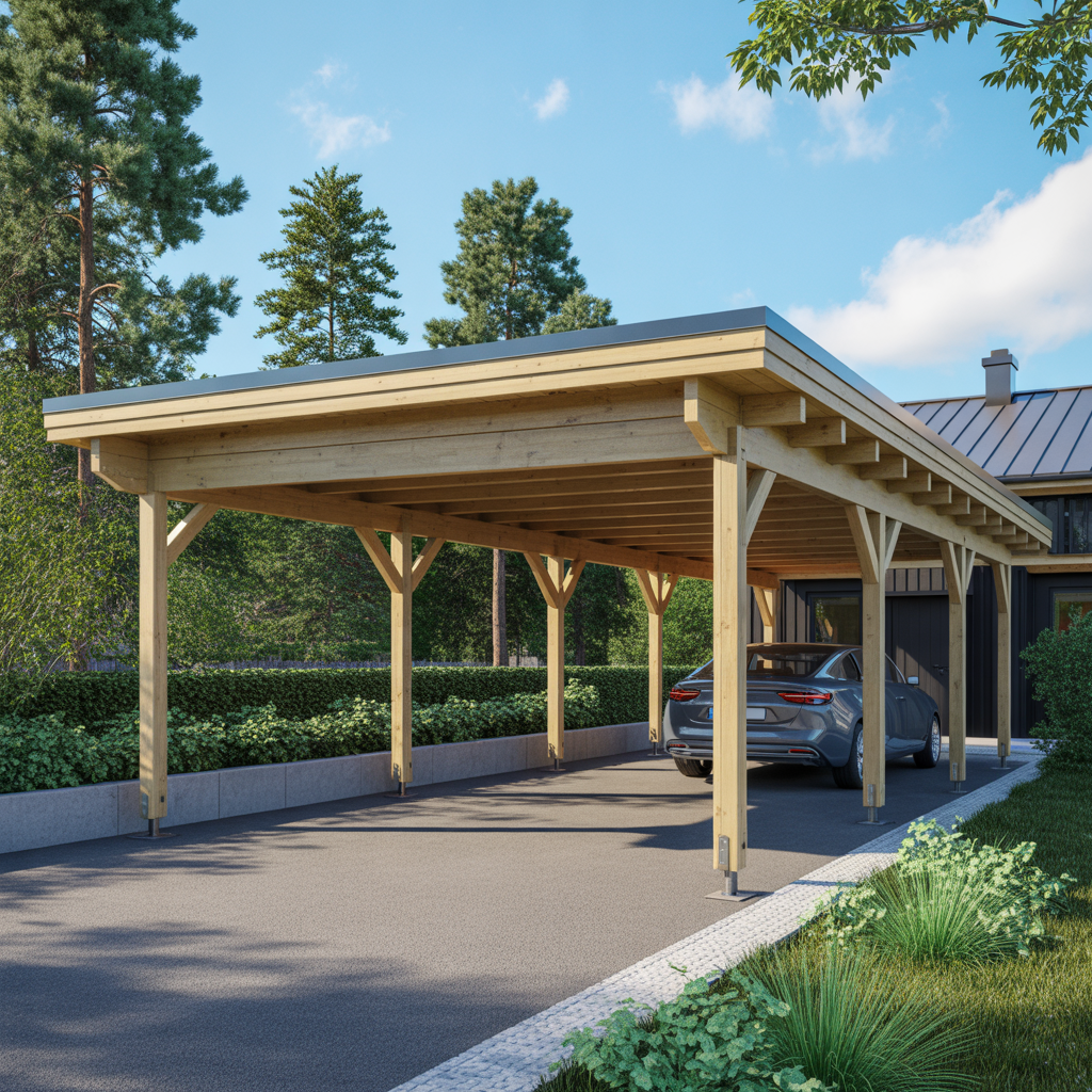 12.Guide till att bygga en robust och snygg carport