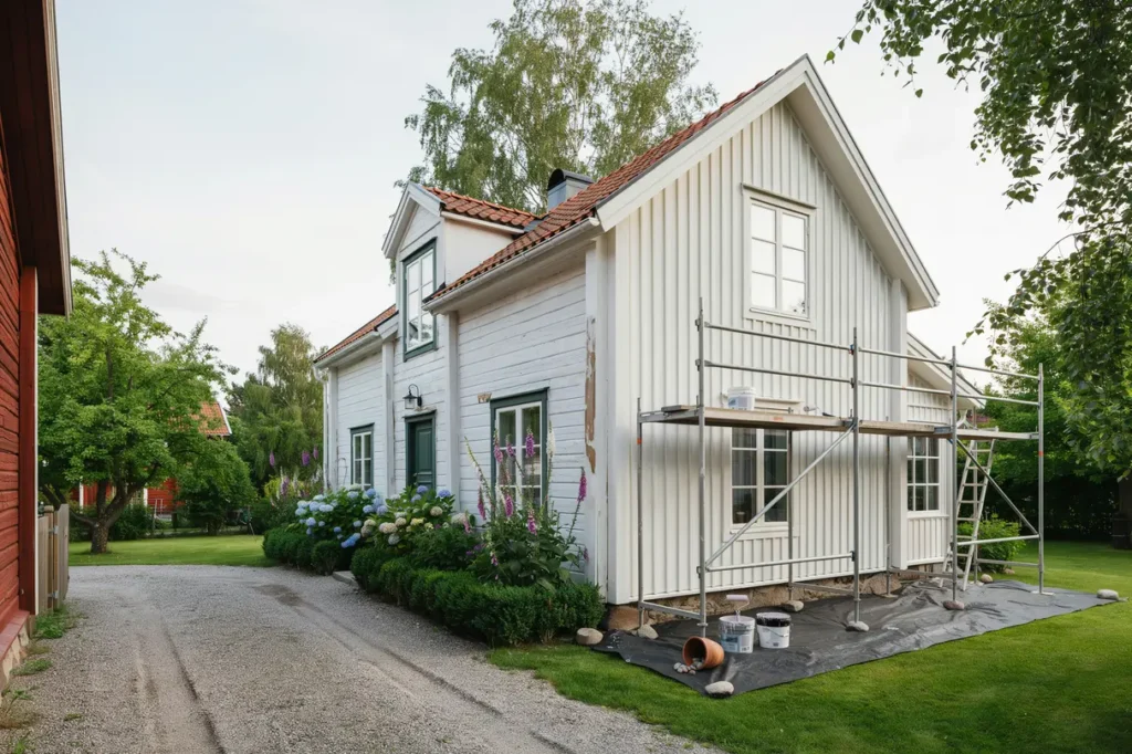 juli r perfekt f r att m la huset s lyckas du med fasadm lning i sommarv rmen