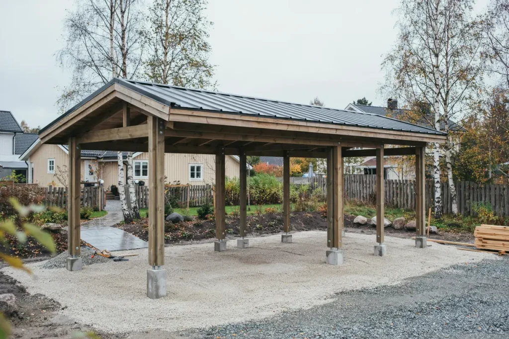 bygga carport p tomten m tt grund materialval och regler att ha koll p